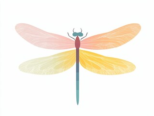 Pastel Dragonfly