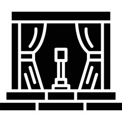 Stage Icon Vector Element