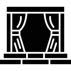 Stage Icon Vector Element