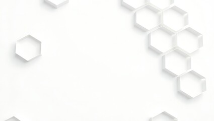 Obraz premium Abstract Hexagon Pattern Modern Geometric Design Background