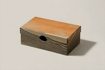 Closed Rectangular Corrugated Fiberboard Box for Secure Packaging