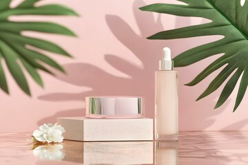Editorial Mockup for Advertising Luxury Beauty Care Products