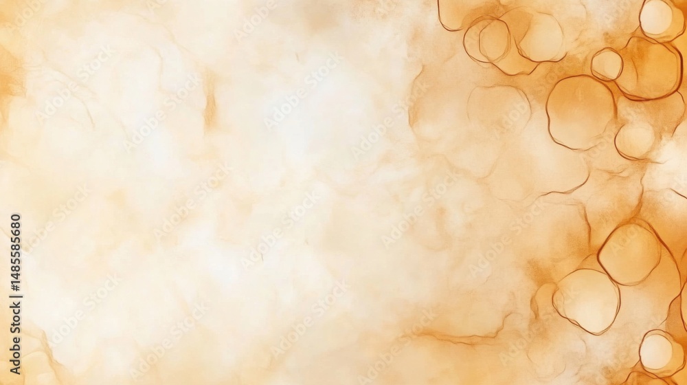 Poster abstract golden background with bokeh lights and soft gradients, festive and warm