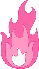 eyecathcing colorful fire