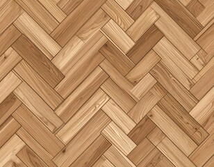 Natural herringbone wood flooring texture. Seamless pattern for interior design.