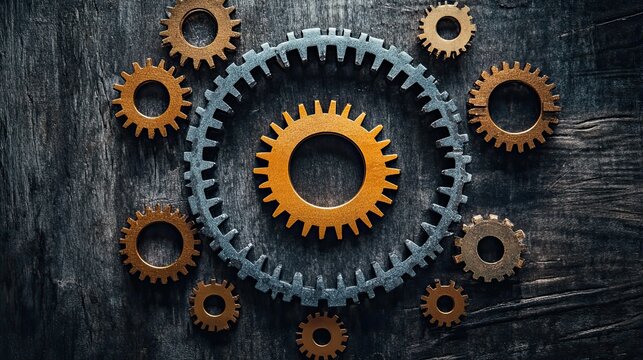 Content marketing cycle concept with creating, distributing, and engaging content for business growth.