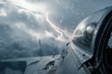 Thunderstorm in the cockpit