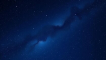 Fototapeta premium Vast, dark blue night sky; Milky Way and countless stars across a nebula-filled universe, cosmic dust, space background