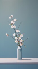 Bouquet of flowers blossom plant vase.