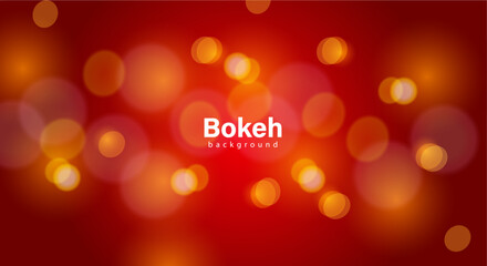 Abstract Orange background with bokeh, orange bokeh	