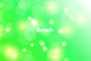 Obraz premium Abstract background with bokeh, Green bokeh background