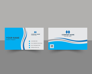 Business card design template, Clean professional business card template, visiting card, business card template.
Blue modern creative business card and name card,horizontal simple clean template vecto