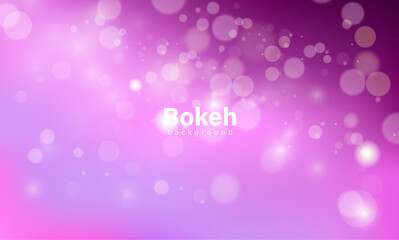 Abstract background with bokeh, Pink bokeh background