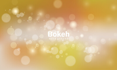 Abstract Orange background with bokeh, orange bokeh	