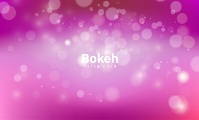 Pink bokeh background
