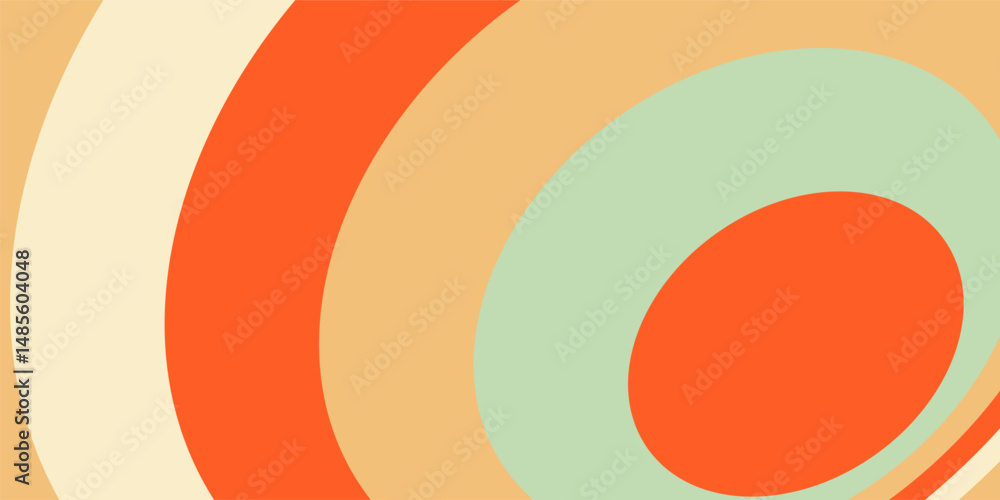 Aufkleber orange abstract background circle pattern. perfect for your design project