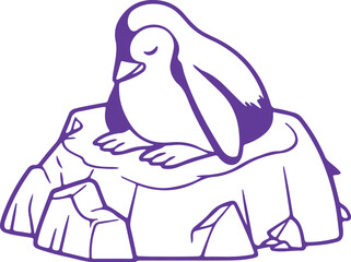 penguin vector illustration