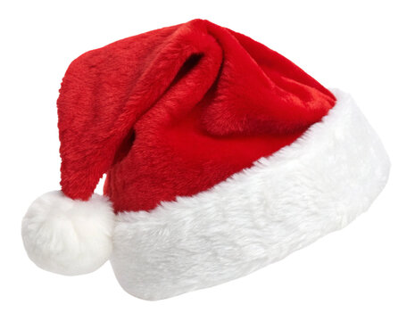 red santa claus hat isolated PNG or JPEG Background