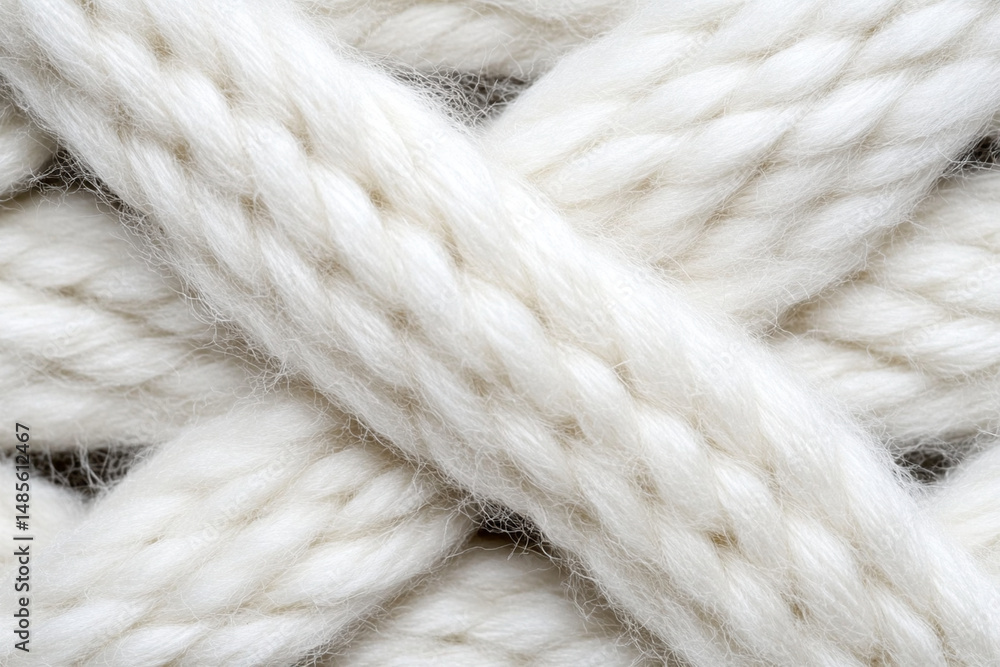 Poster close-up view of carpet fibers displaying intricate textures and details in a chaotic arrangement