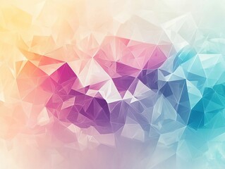 Naklejka premium Pastel Geometric Abstract
