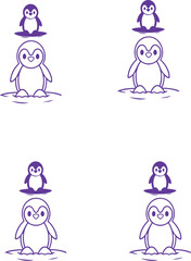 penguin vector illustration