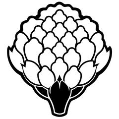 Geometric Romanesco Vector Art