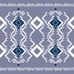 geometric Ethnic pattern in grey background. Native American tribal fabric, picture books, Southwestern design. American Mexican Navajo vector for woven textile printing blanket rug carpet fashion.