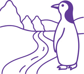 penguin vector illustration