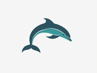 Fototapeta premium Dolphin Logo Design