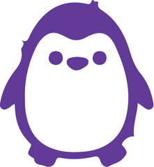 penguin on a white background
