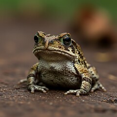 Obraz premium Day in the Life of a Chill Frog