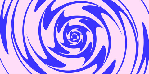 Psychedelic swirl seamless pattern. 60s, 70s style liquid groovy background.