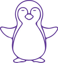 penguin vector illustration