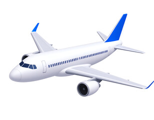 Fototapeta premium Modern passenger jet