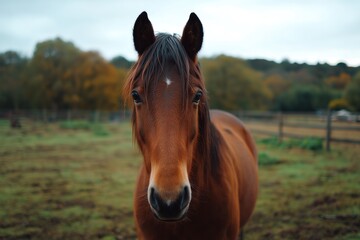Obraz premium horse in a field 