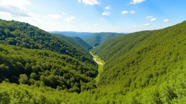 Amazing Nature Landscape from Geres Natural Park Portugal