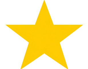 Fototapeta premium Simple gold star graphic