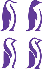 penguin on a white background