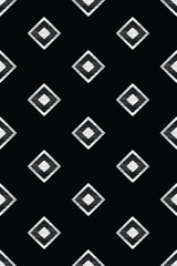 Ikat pattern traditional ethnic pattern ikat motif fabric pattern geometric style. Embroidery ethnic oriental black background wallpaper. Abstract,vector,illustration.Texture,frame,decoration.