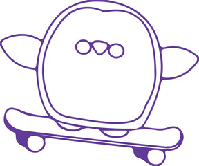 penguin vector illustration