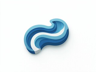 Fototapeta premium Blue Wave Abstract