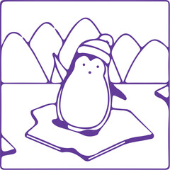penguin vector illustration
