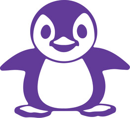 Obraz premium penguin vector illustration