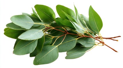 Obraz premium Fresh Eucalyptus Leaves Bunch