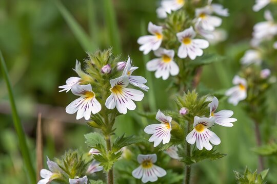 Euphrasia Eyebright flowers