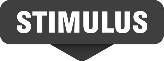 stimulus sticker. stimulus sign on transparent background