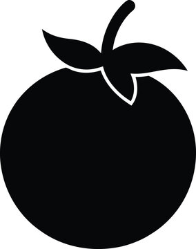 imbu fruit black silhouette on white background