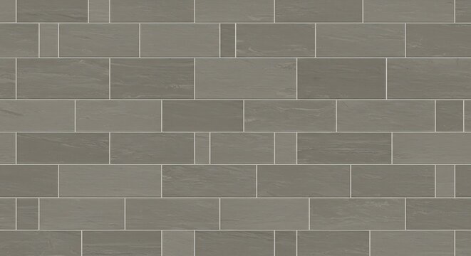 Gray rectangle wall tiles background