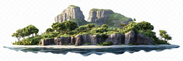 Lush Tropical Island Escape