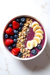 muesli with berries